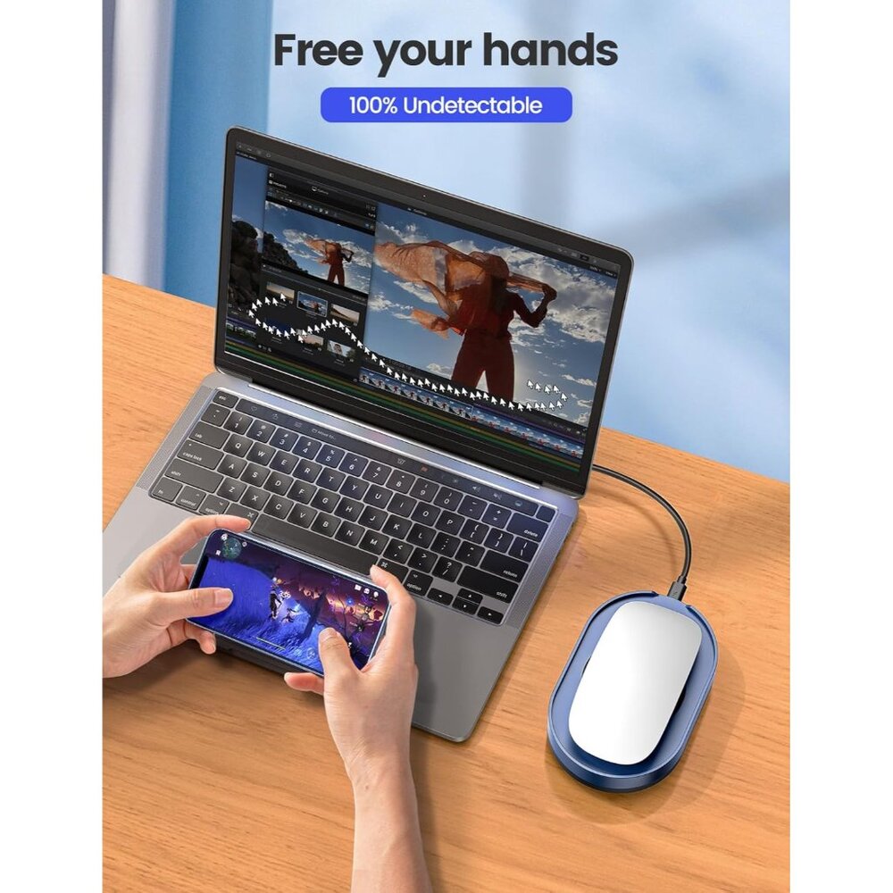 Undetectable Mouse Mover, M4 Mouse Jiggler Device with ON/Off Switch, Driver-Fre - Picture 7 of 7